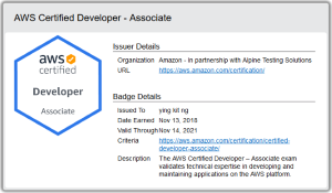 AWS Developer Associate