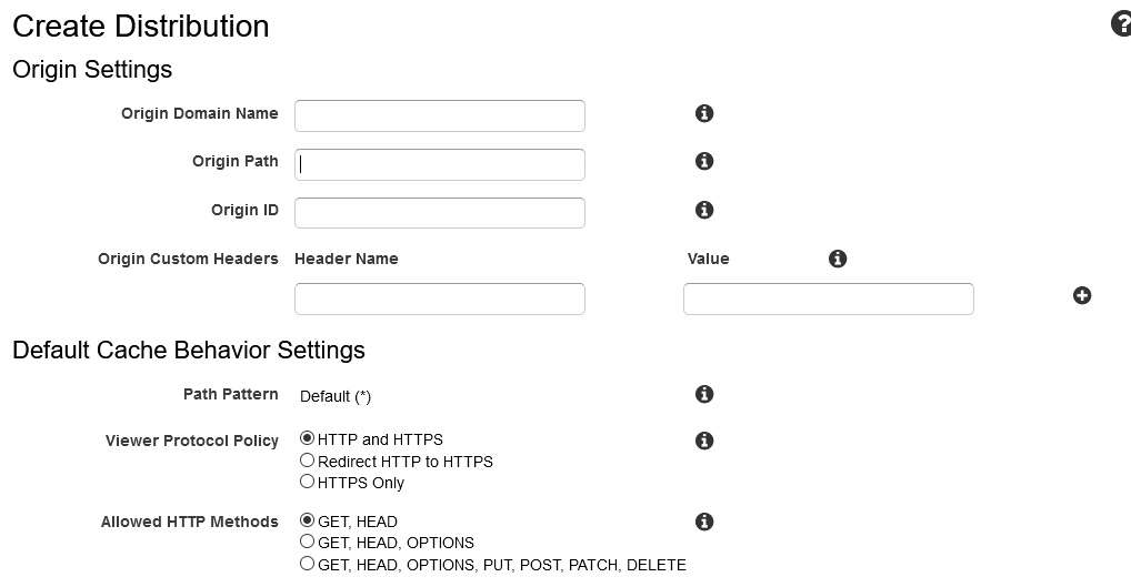 Create distribution panel